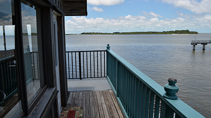 view of the Cedar Key fishing pier